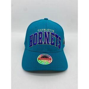 Mitchell Ness Charlotte Hornets Teal Baseball Cap NBA‎ Basketball Hat